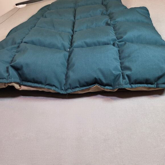 Vintage Eddie Bauer Goose Down Vest XL Made in USA Green Expedition 70s 80s - Picture 12 of 16